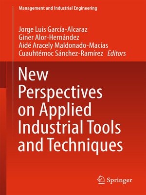 cover image of New Perspectives on Applied Industrial Tools and Techniques